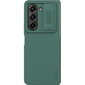 Nillkin CamShield Silky Silicone Case voor de Samsung Galaxy Z Fold 5 - Groen