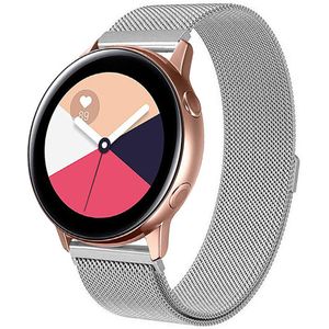 iMoshion Milanees Watch bandje Galaxy Watch 40/42mm / Active 2 42/44mm / Watch 3 41mm - Zilver