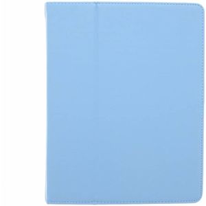 Effen Bookcase voor iPad 4 (2012) 9.7 inch / 3 (2012) 9.7 inch / 2 (2011) 9.7 inch - Lichtblauw
