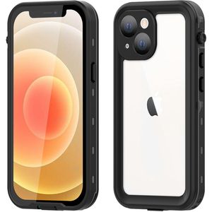 Redpepper Dot Plus Waterproof Backcover voor de Apple iPhone 13 Mini - Zwart