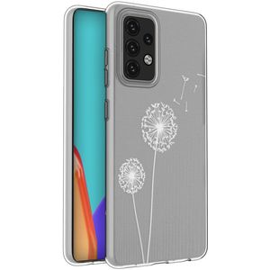 iMoshion Design hoesje voor de Samsung Galaxy A52(s) (5G/4G) - Paardenbloem - Wit