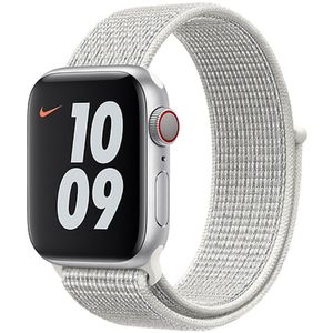 Nike Sport Loop Band voor de Apple Watch Series 1-9 / SE - 38/40/41 mm - Summit White