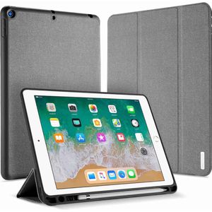 Dux Ducis Domo Bookcase voor iPad 6 (2018) 9.7 inch / iPad 5 (2017) 9.7 inch - Grijs
