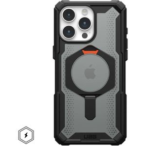 UAG Plasma XTE Backcover MagSafe voor de iPhone 15 Pro Max - Zwart / Oranje
