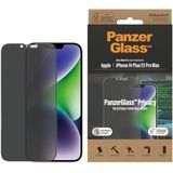 PanzerGlass Ultra-Wide Fit Anti-Bacterial Privacy Screenprotector incl. applicator voor de iPhone 14 Plus / iPhone 13 Pro Max