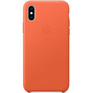 Apple Leather Backcover voor de iPhone Xs - Sunset