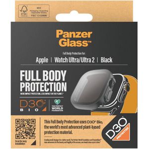 PanzerGlass Full Body Apple Watch Ultra 49mm Screenprotector Zwart