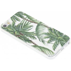 Design Backcover voor iPhone SE / 5 / 5s - Palmbomen Groen
