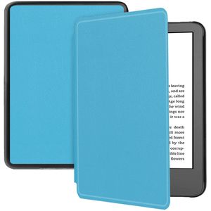 iMoshion Slim Hard Case Sleepcover voor de Amazon Kindle (2022) 11th gen - Lichtblauw