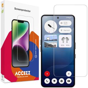 Accezz Gehard Glas Screenprotector voor de Nothing Phone (3a) / (3a) Pro