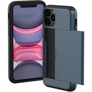 imoshion Backcover met pasjeshouder voor de Apple iPhone 11 Pro - Donkerblauw