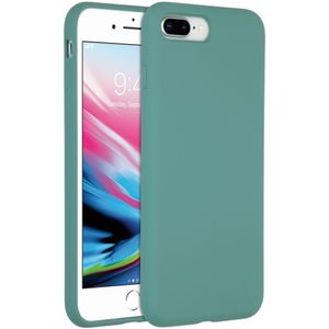 Accezz Liquid Silicone Backcover voor de iPhone 8 Plus / 7 Plus - Pine Green