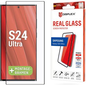 Displex Screenprotector Real Glass Full Cover voor de Samsung Galaxy S24 Ultra