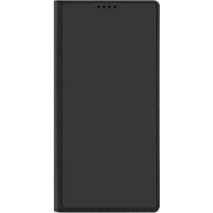 Dux Ducis Slim Softcase Bookcase voor de Samsung Galaxy S23 Ultra - Zwart