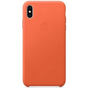 Apple Leather Backcover voor de iPhone Xs Max - Sunset