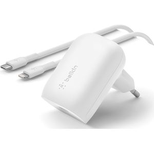 Belkin Boost↑Charge™ Adapter met kabel - USB-C naar Lightning - 1M - 30W - Wit