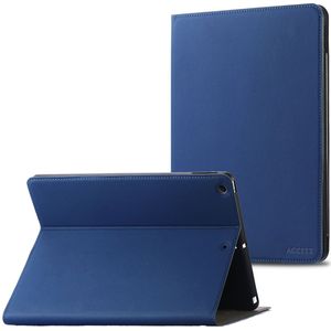 Accezz Classic Tablet Case voor de iPad 9 (2021) / iPad 8 (2020) / iPad 7 (2019) 10.2 inch - Donkerblauw
