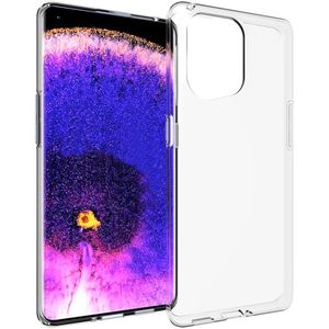 Accezz Clear Backcover voor de Oppo Find X5 5G - Transparant