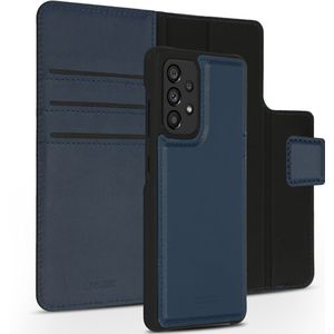 Accezz Premium Leather 2 in 1 Wallet Bookcase voor de Samsung Galaxy A52(s) (5G/4G) - Donkerblauw