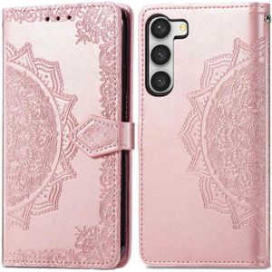 iMoshion Mandala Bookcase voor de Samsung Galaxy S23 Plus - Rosé Goud