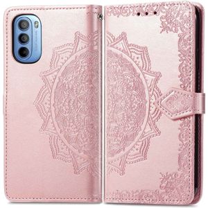 iMoshion Mandala Bookcase voor de Motorola Moto G31 / G41 - Rosé Goud