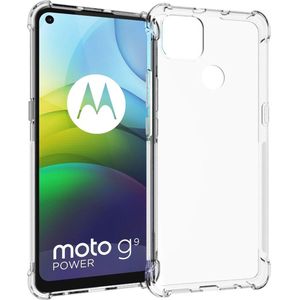 iMoshion Shockproof Case voor de Motorola Moto G9 Power - Transparant