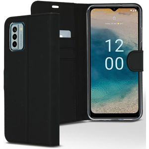 Accezz Wallet Softcase Bookcase voor de Nokia G22 - Zwart