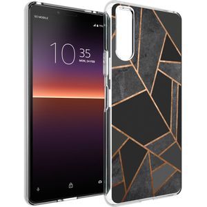 iMoshion Design hoesje voor de Sony Xperia 10 II - Grafisch Koper / Zwart