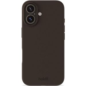 Holdit Silicone Case voor de Apple iPhone 16 Plus - Chocolate