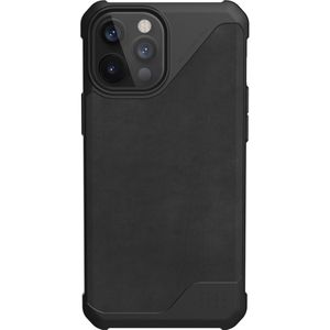 UAG Metropolis LT Backcover voor de iPhone 12 Pro Max - Leather Black