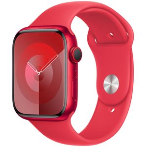 Sport Band voor de Apple Watch Series 1-9 / SE / Ultra (2) - 42/44/45/49 mm - Maat M/L - Red