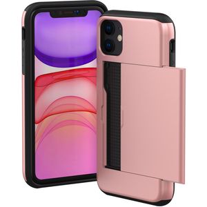 iMoshion Backcover met pasjeshouder voor de iPhone 11 - Rosé Goud