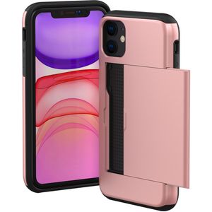 imoshion Backcover met pasjeshouder voor de Apple iPhone 11 - Rosé Goud