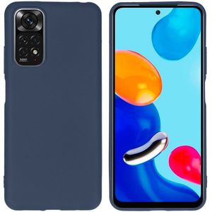 iMoshion Color Backcover voor de Xiaomi Redmi Note 11 (4G) / Note 11S (4G) - Donkerblauw