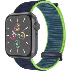 iMoshion Nylon⁺ bandje voor de Apple Watch Series 1-9 / SE / Ultra (2) - 42/44/45/49 mm - Lime