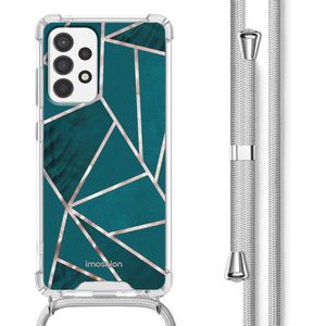 imoshion Design hoesje met koord voor de Samsung Galaxy A52(s) (5G/4G) - Petrol Green Graphic