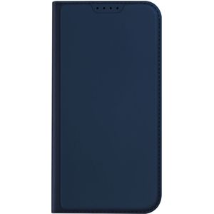 Dux Ducis Slim Softcase Bookcase voor de iPhone 15 Plus - Donkerblauw