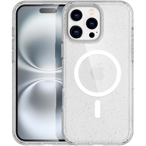 imoshion Sparkle Backcover met MagSafe voor de iPhone 16 Pro - Transparant