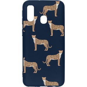 Design Backcover Color voor de Samsung Galaxy A40 - Cheetah