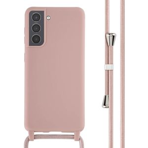 imoshion Siliconen hoesje met koord voor de Samsung Galaxy S21 - Sand Pink