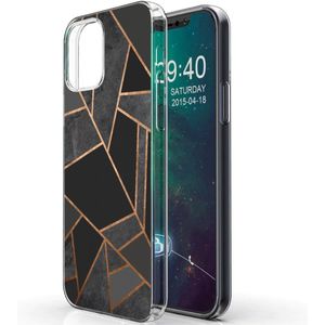 iMoshion Design hoesje voor de iPhone 12 Mini - Grafisch Koper / Zwart