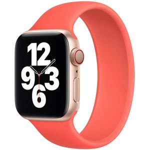 Solobandje voor de Apple Watch Series 1-9 / SE / Ultra (2) - 42/44/45/49 mm - Maat 5 - Pink Citrus
