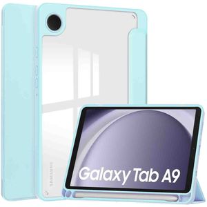 iMoshion Trifold Hardcase Bookcase voor de Samsung Galaxy Tab A9 8.7 inch - Lichtblauw