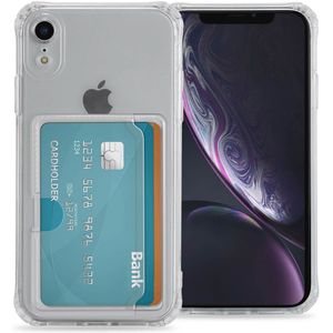 iMoshion Softcase Backcover met pasjeshouder voor de iPhone Xr - Transparant