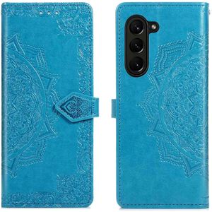 imoshion Mandala Bookcase voor de Samsung Galaxy Z Fold 5 - Turquoise