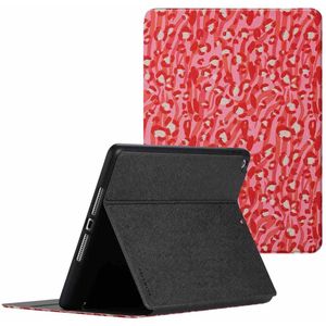 Selencia Vivid tablethoes voor de iPad 9 (2021) 10.2 inch / iPad 8 (2020) 10.2 inch / iPad 7 (2019) 10.2 inch - Wild Spots Lipstick