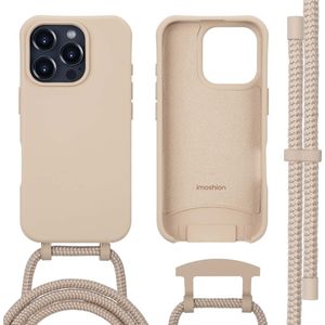 imoshion Color Backcover met afneembaar koord MagSafe voor de Apple iPhone 16 Pro Max - Nude