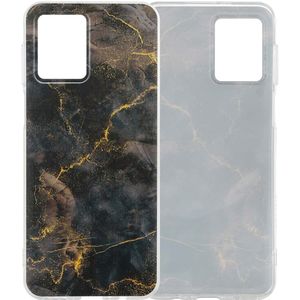 iMoshion Design hoesje voor de Motorola Moto G54 - Black Marble