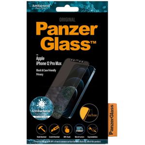 PanzerGlass Case Friendly Privacy Anti-Bacterial Screenprotector voor de iPhone 12 Pro Max