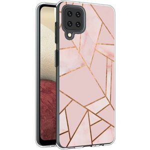 imoshion Design hoesje voor de Samsung Galaxy A12 - Grafisch Koper / Roze